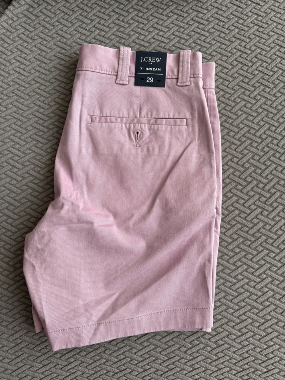 J. Crew Men’s Pink Flat-Front Shorts